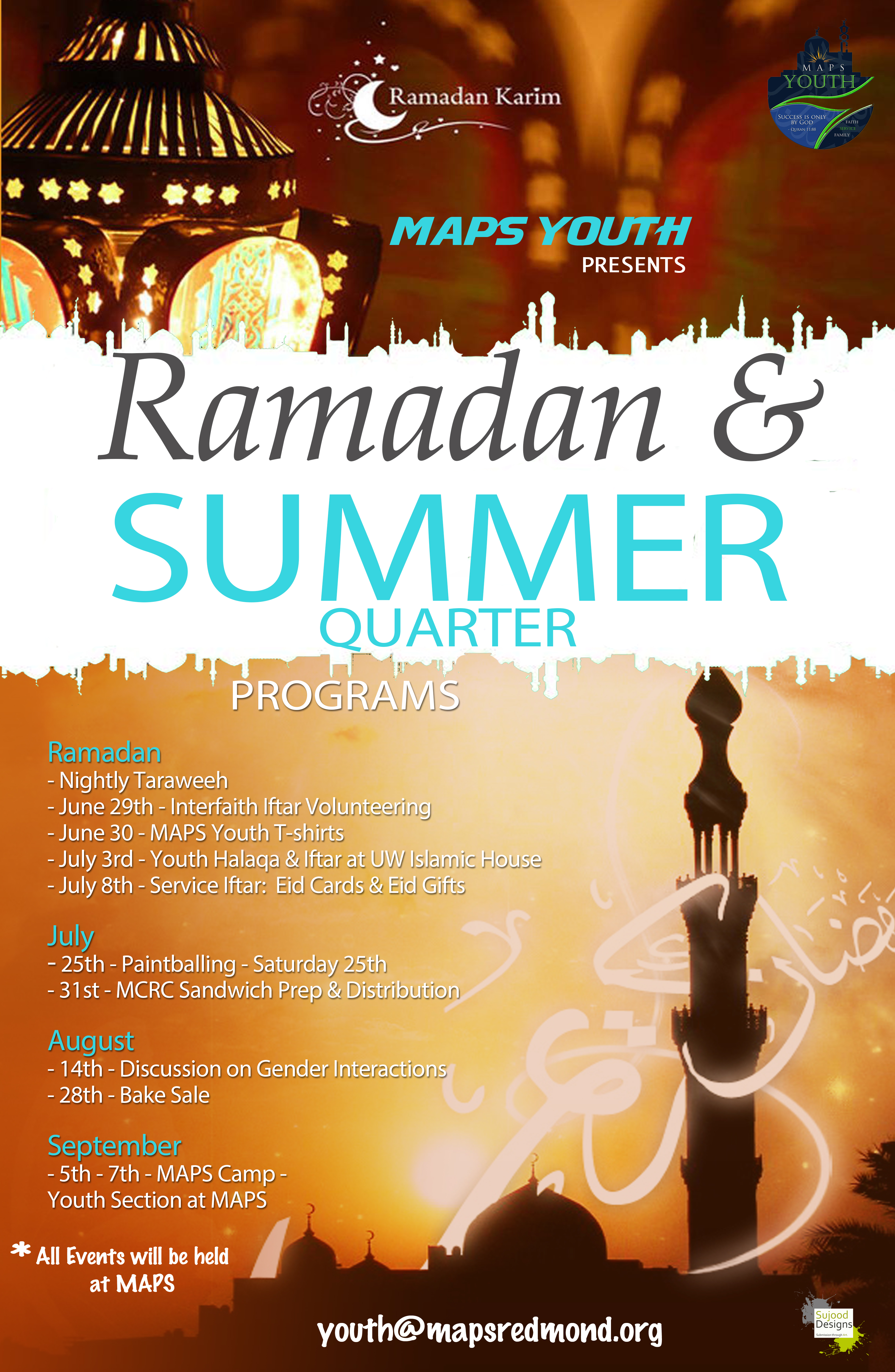 MAPS Youth Ramadan & Summer Quarter Activities  Muslim 